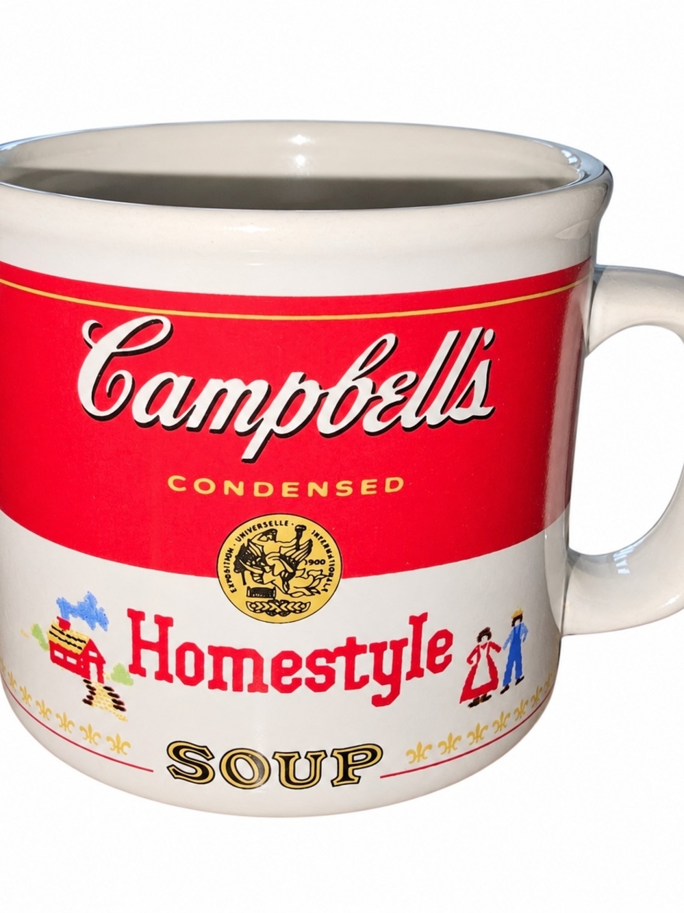 Vintage 1989 Campbell's Homestyle Soup Mug Westwood 14oz Retro Kitchen